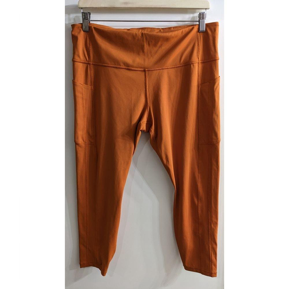 Athleta | Ultimate Stash 7/8 pocket leggings in Rust Orange - Picture 2 of 11